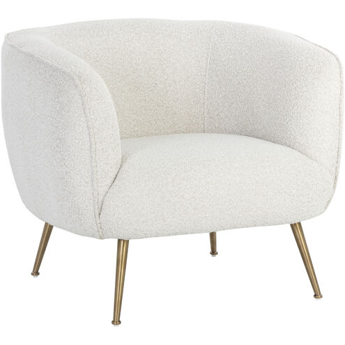 Amara Abbington Navy Lounge Chair